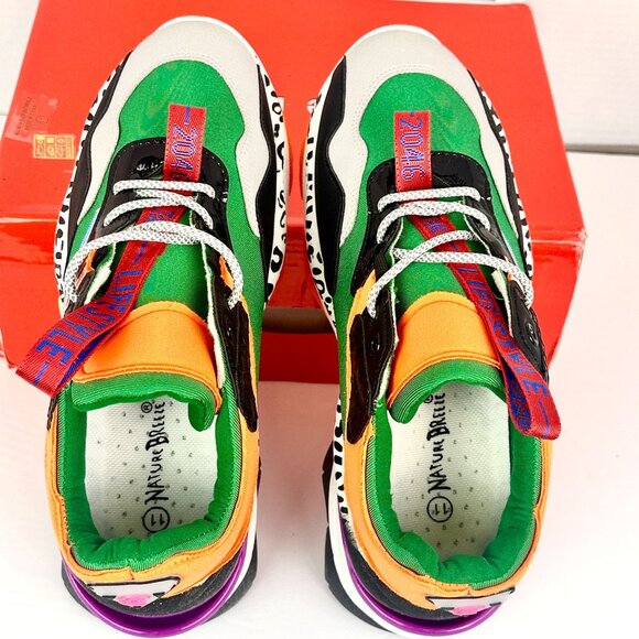 Nature Breeze Heily-02 Multicolor Platform Chunky Sneakers Womens Size 11 NWB - Picture 4 of 10